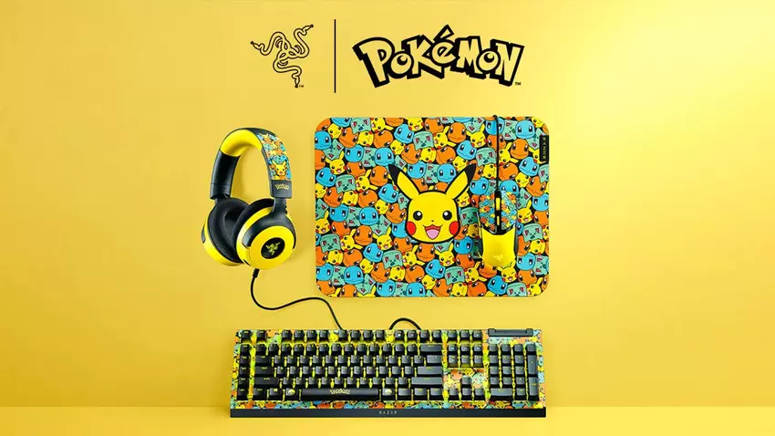 Pokémon-fans kunnen de nieuwe collectie gameraccessoires van Razer niet negeren
