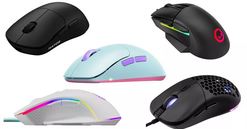 5 gamingmuizen van jonge merken