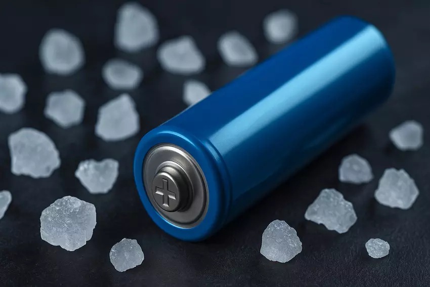 Illustratieve afbeelding van een natriumbatterij