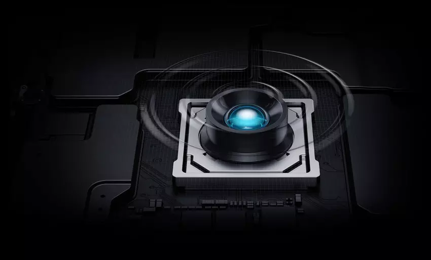 Camera aan de voorkant van de REDMAGIC 10 Pro onder het scherm