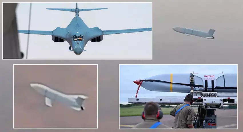 Amerikaanse luchtmacht toont zeldzame video van lancering AGM-158 JASSM-raket vanaf B-1B Lancer strategische bommenwerper