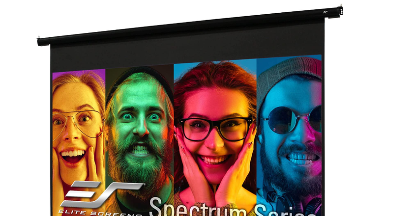 Elite Screens Spectrum Tab-Tension projectiescherm met afstandsbediening