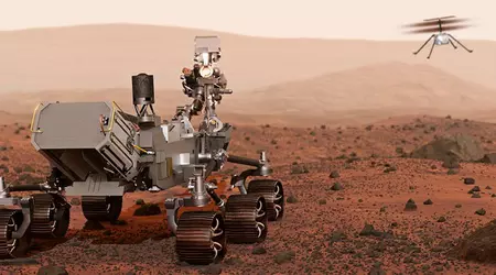 Ingenuity heeft zijn 51e missie naar Mars voltooid en de Perseverance rover gefotografeerd