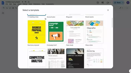 Google Documenten voegt 40 nieuwe sjablonen toe