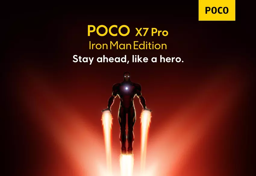 POCO bereidt zich voor op de introductie van een speciale versie van de POCO X7 Pro voor fans van Marvel-superhelden - POCO X7 Pro Iron Man Edition