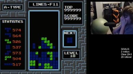 De 13-jarige Willis Gibson uit de VS is de eerste persoon die AL het Tetris-spel heeft voltooid (video)