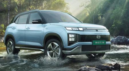 De nieuwe Hyundai Creta Electric crossover is onthuld in India met 42 kWh en 51,4 kWh batterijen.