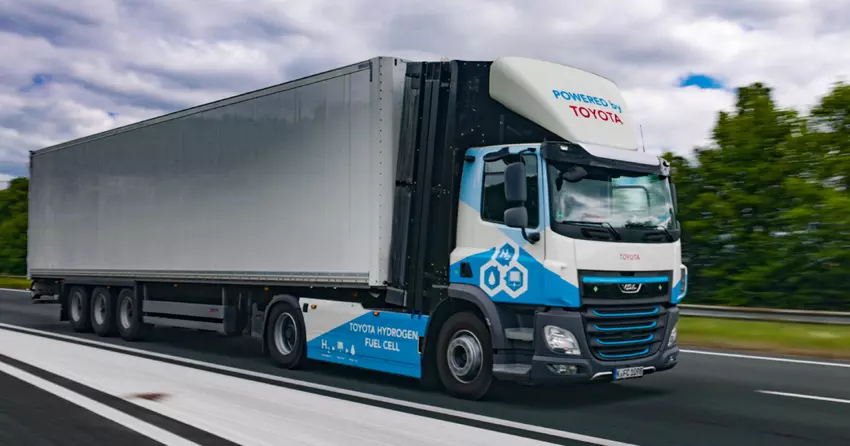 Toyota heeft waterstoftrekkers gelanceerd voor het leveren van onderdelen in Europa