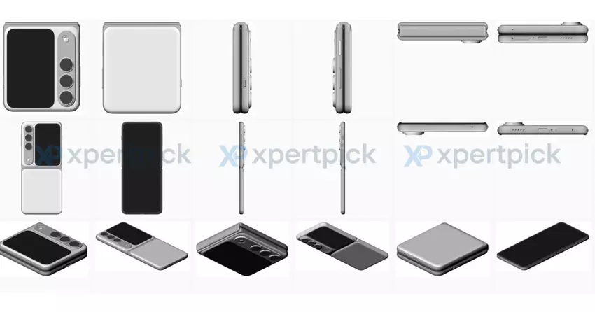 Patentbeeld van Oppo Find N5 Flip Oppo Find N5 Flip