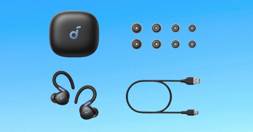 Soundcore Sport X20 van Anker Sportoordopjes met bevestiging