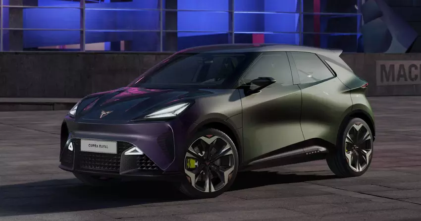 De Cupra Raval elektrische auto heeft een actieradius van tot 440 kilometer.