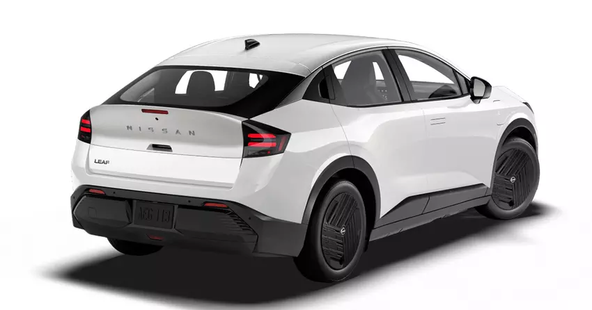 De basis Nissan Leaf blijkt veel minder stijlvol te zijn dan de dure versie