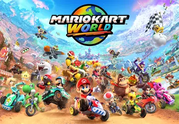 In Mario Kart World kun je ...