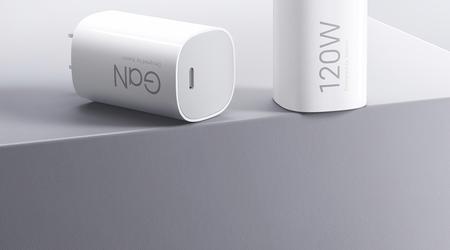 Xiaomi bereidt de lancering voor van een compacte oplader met 120 W vermogen