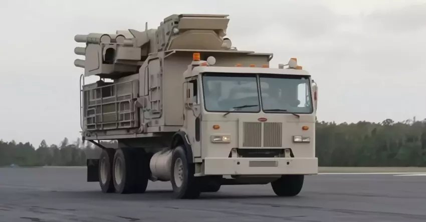 Lockheed Martin maakt een mock-up van het Russische Pantsir-S1 luchtverdedigingssysteem