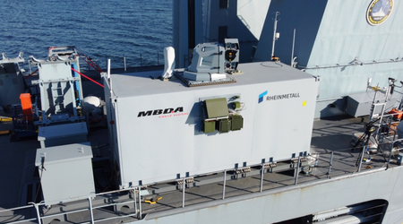 MBDA Deutschland en Rheinmetall hebben een gevechtslaserwapen getest op het Duitse fregat Sachsen.