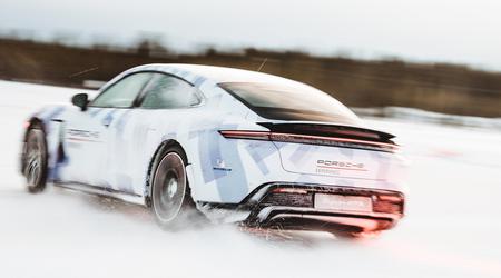 Porsche Taycan GTS vestigt nieuw wereldrecord: 17,5 kilometer driften op ijs