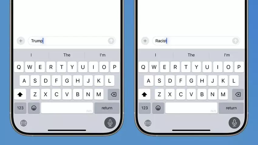 Vreemde iPhone bug: dicteer het woord "racist" en zie "Trump" geschreven op het scherm