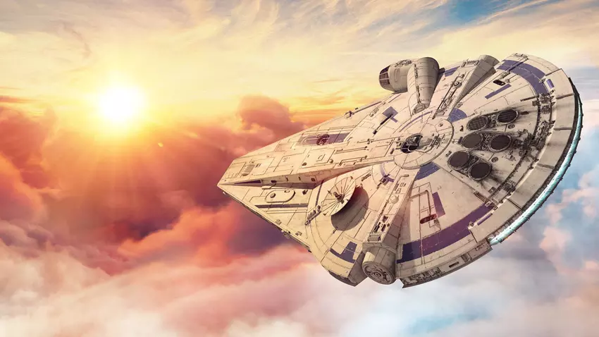 De Millennium Falcon met een uniek silhouet