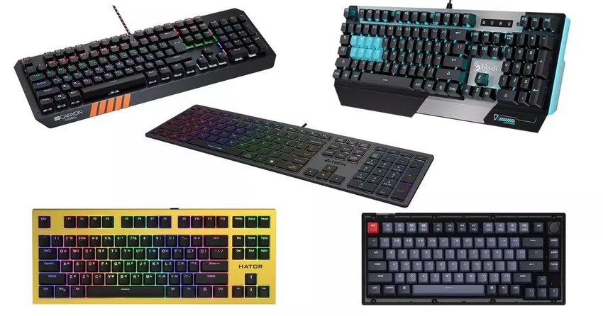 Top 5 comfortabele toetsenborden voor de gamer: mechaniek, optiek of schaar?