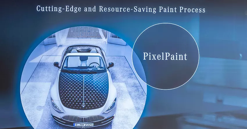 Mercedes-Benz lanceert PixelPaint - een analoog aan inkjetprinten voor bestellingen op maat