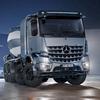 Mercedes-Benz eArocs 400 op de bouwplaats