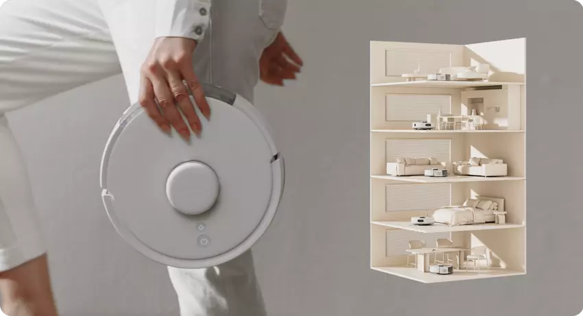 SwitchBot lanceert 's werelds kleinste robotstofzuiger, de K10+ Pro, met 3000 Pa zuigkracht