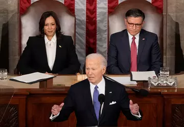 Biden vroeg het Amerikaanse Congres om ...