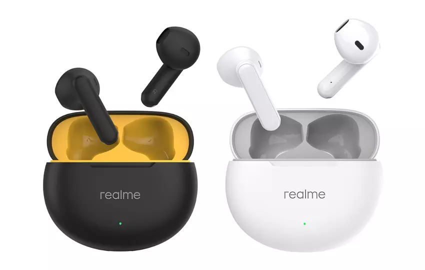 realme Buds T01: TWS-hoofdtelefoon met Bluetooth 5.4, IPX4-bescherming, Google Fast Pair en een batterijlevensduur tot 28 uur voor $15