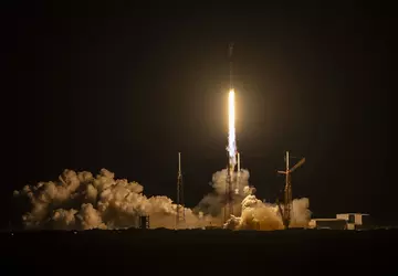 Een andere eerste trap van SpaceX's ...