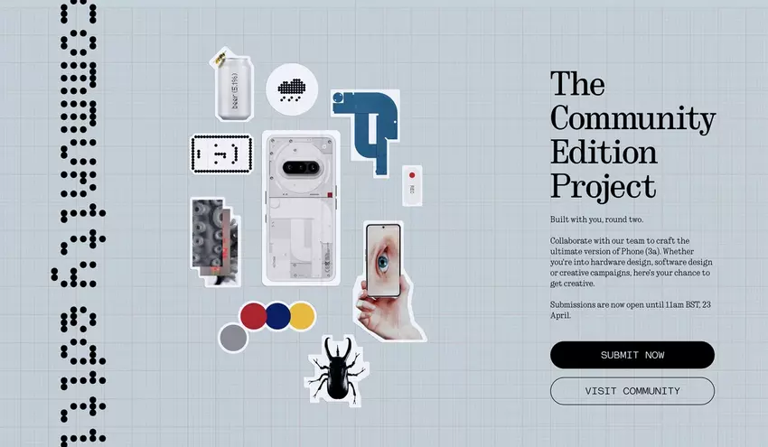 Een coole kans voor creatieve geesten: Nothing houdt een ontwerpwedstrijd voor een unieke Phone (3a) batch