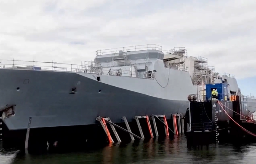 Eerste Pohjanmaa-klasse corvette gelanceerd in Finland
