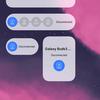 Galaxy Buds 3 Pro-widget met transparante achtergrond in One UI 7.0