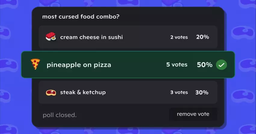 Discord haalt Reddit in met nieuwe polls-functie
