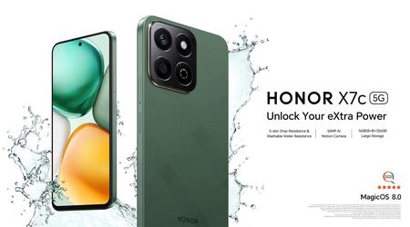 De officiële aankondiging van de Honor X7c 5G: 