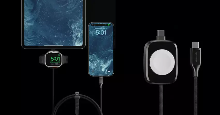 Nomad heeft een 2-in-1 oplaadkabel geïntroduceerd: voor iPhone en Apple Watch tegelijk