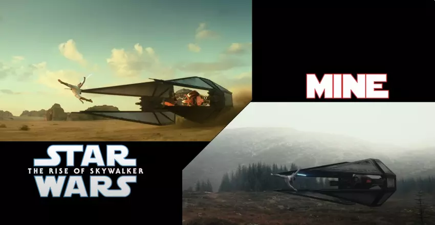 Star Wars fan recreëert Rey's sprong rond Tie Whisper zonder Hollywood budget (video)