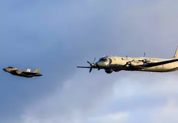 F-35B Lightning II's stegen op vanaf ...