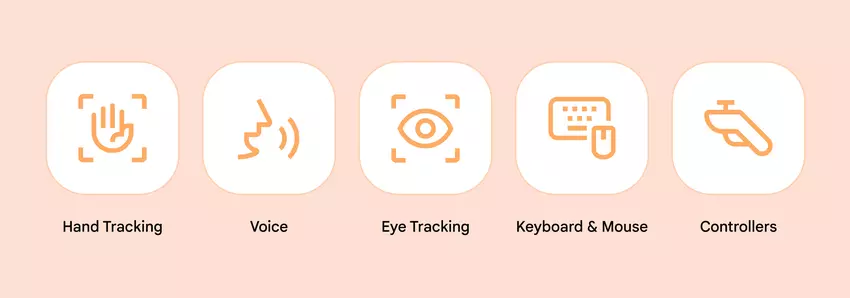 Navigatie van de Samsung XR headset