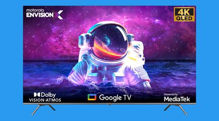 Motorola Envision X TV: slimme tv-serie met 4K QLED-schermen tot 65″, Dolby Vision en Google TV aan boord