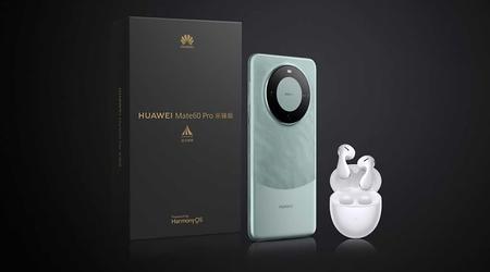Huawei heeft de Mate 60 Pro Premium Edition onthuld met de meegeleverde FreeBuds 5 TWS hoofdtelefoon.