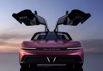 DeLorean Alpha5, die nog niet bestaat, ...