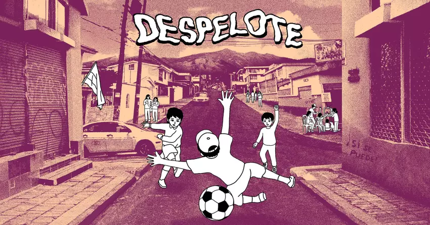 Maak kennis met Despelote, een avonturenspel over een 8-jarige voetballer die Ecuador verkent en per ongeluk een voorbijganger met de bal kan raken.