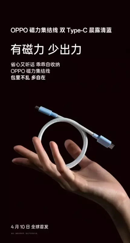 Oppo magnetisch dubbel type-C