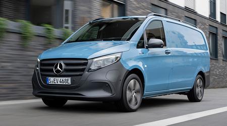 De Mercedes-Benz eVito bestelwagen heeft een nieuwe accu en een grotere actieradius van 480 kilometer