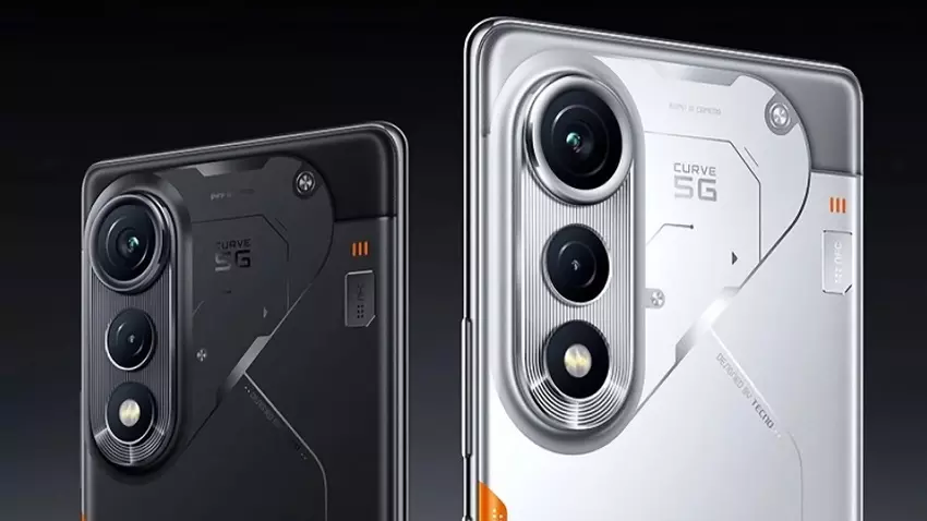 Tecno Pova Curve 5G achterkant