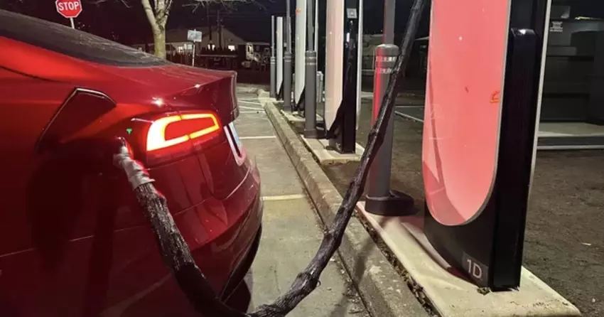 Tesla introduceert anti-vandalisme bescherming bij Supercharger stations