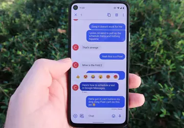 Google Berichten ondersteunt nu schermvullende animatie-effecten ...