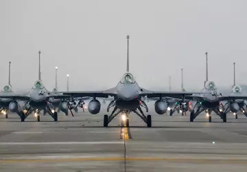 Taiwan bewapent F-16V Fighting Falcon gevechtsvliegtuigen ...