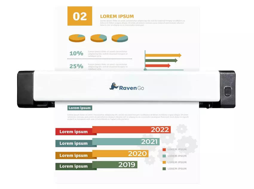 Raven Go draagbare documentscanner